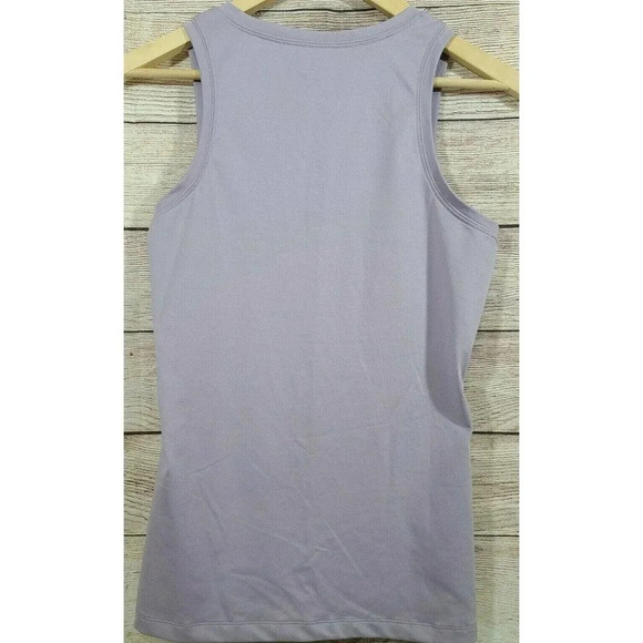 ALO Coolfit Tank Top Large Sleeveless Purple Gray - Picture 3 of 4